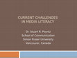 Research paper thumbnail of Contemporary Challenges in Media Literacy (Invited Talk)