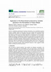 Research paper thumbnail of Application of the Biosurfactant produced by Candida lipolytica in the Remediation of Heavy Metals