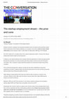 Research paper thumbnail of The startup employment dream the pros and cons