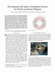 Research paper thumbnail of Development and study of insulation systems for Nb/sub 3/Sn accelerator magnets