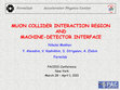 Research paper thumbnail of Muon Collider interaction region and machine-detector interface design