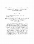 Research paper thumbnail of Criterio de triangularización simultánea de matrices para un problema 2N x 2N de valor propio generalizado (GEP)