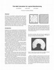 Research paper thumbnail of Thin-Wall Calculation for Layered Manufacturing