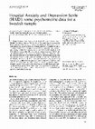 Research paper thumbnail of Hospital Anxiety and Depression Scale (HAD): some psychometric data for a Swedish sample