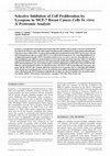 Research paper thumbnail of Selective Inhibition of Cell Proliferation by Lycopene in MCF-7 Breast Cancer Cells In vitro : A Proteomic Analysis