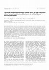 Research paper thumbnail of Long-term almond supplementation without advice on food replacement induces favourable nutrient modifications to the habitual diets of free-living individuals