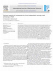 Research paper thumbnail of Fracture analysis of composites by time independent moving-crack orthotropic XFEM