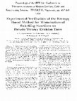 Research paper thumbnail of Experimental verification of the entropy based method for minimization of switching functions on pseudo ternary decision trees