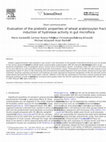 Research paper thumbnail of Evaluation of the prebiotic properties of wheat arabinoxylan fractions and induction of hydrolase activity in gut microflora