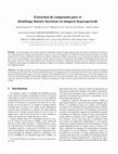 Research paper thumbnail of Extraction de composants purs et démélange linéaire bayésiens en imagerie hyperspectrale