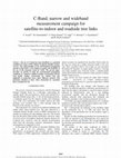 Research paper thumbnail of C-band, narrow and wideband measurement campaign for satellite-to-indoor and roadside tree links