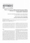 Research paper thumbnail of Wpływ geometrii źródło promieniowania-roślina--detektor na wartość teledetekcyjnych wskaźników roślinności. Assessment of geometry of radiation source-plant-detector on value of the remote sensing indices