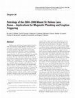 Research paper thumbnail of Field geology and petrology of the 2004-2005 Mount St. Helens dome