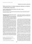 Research paper thumbnail of Differential effects of calcium antagonist subclasses on markers of nephropathy progression