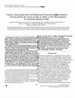 Research paper thumbnail of Factors Associated with Self-Reported Pneumococcal Immunization among Adults 65 Years of Age or Older in the Minneapolis-St. Paul Metropolitan Area