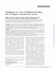 Research paper thumbnail of Investigations of 2 Cases of Diphtheria-Like Illness Due to Toxigenic Corynebacterium ulcerans