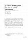 Research paper thumbnail of Les accords de partenariat économique. Quels enjeux pour le Sénégal ?