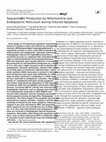 Research paper thumbnail of Sequential NO Production by Mitochondria and Endoplasmic Reticulum during Induced Apoptosis