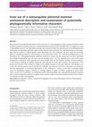 Research paper thumbnail of Inner ear of a notoungulate placental mammal: anatomical description and examination of potentially phylogenetically informative characters