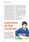 Research paper thumbnail of Learners at the controls