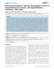 Research paper thumbnail of Intertwined Epidemics: National Demographic Trends in Hospitalizations for Heroin- and Opioid-Related Overdoses, 1993–2009