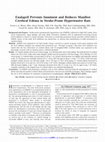 Research paper thumbnail of Enalapril Prevents Imminent and Reduces Manifest Cerebral Edema in Stroke-Prone Hypertensive Rats   Editorial Comment