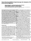 Research paper thumbnail of Time-Resolved NIR/Vis Spectroscopy for Analysis of Solids: Pharmaceutical Tablets