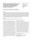 Research paper thumbnail of An Attributional Analysis of Reactions to Poverty: The Political Ideology of the Giver and the Perceived Morality of the Receiver