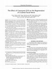 Research paper thumbnail of The Effect of Coenzyme Q10 on the Regeneration of Crushed Facial Nerve