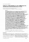 Research paper thumbnail of Influence of O2 availability on NO and N2O release by nitrification and denitrification in soils