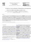 Research paper thumbnail of A trap for in situ cultivation of filamentous actinobacteria