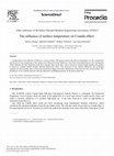 Research paper thumbnail of Thermal effect on Coanda Surface