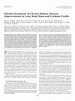 Research paper thumbnail of Ghrelin Treatment of Chronic Kidney Disease: Improvements in Lean Body Mass and Cytokine Profile