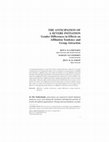 Research paper thumbnail of The anticipation of a severe initiation: Gender differences in effects on affiliation tendency and group attraction