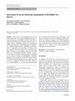 Research paper thumbnail of Succession of sea-ice bacterial communities in the Baltic Sea fast ice