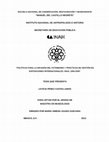 Research paper thumbnail of Políticas para la difusión del patrimonio y prácticas de gestión en exposiciones internacionales INAH: 1994-2006