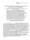 Research paper thumbnail of Simulated moving columns technique for enantioselective supercritical fluid chromatography