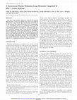 Research paper thumbnail of A spontaneous murine melanoma lung metastasis comprised of host x tumor hybrids