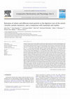 Research paper thumbnail of Retention of solutes and different-sized particles in the digestive tract of the ostrich (Struthio camelus massaicus), and a comparison with mammals and reptiles