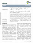 Research paper thumbnail of Interplay between microstructure and magnetism in NiO nanoparticles: breakdown of the antiferromagnetic order