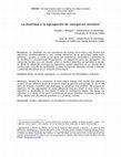 Research paper thumbnail of La dualidad y la agregación de categorias sociales