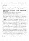 Research paper thumbnail of Effect of a rice bran supplement-Abstract