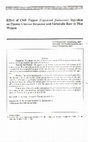 Research paper thumbnail of Effect of chili pepper (Capsicum frutescens) ingestion on plasma glucose response and metabolic rate in Thai women