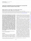 Research paper thumbnail of Apathy but not diminished expression in schizophrenia is associated with discounting of monetary rewards by physical effort