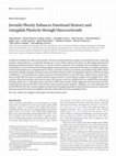 Research paper thumbnail of Juvenile Obesity Enhances Emotional Memory and Amygdala Plasticity through Glucocorticoids