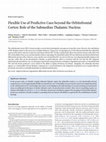 Research paper thumbnail of Flexible Use of Predictive Cues beyond the Orbitofrontal Cortex: Role of the Submedius Thalamic Nucleus