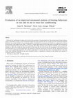 Research paper thumbnail of Evaluation of an improved automated analysis of freezing behaviour in rats and its use in trace fear conditioning