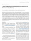 Research paper thumbnail of A Role for Medial Prefrontal Dopaminergic Innervation in Instrumental Conditioning