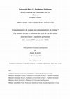 Research paper thumbnail of Consommation de masse et consommation de classe. Une histoire sociale et culturelle du cycle de vie des objets dans les classes populaires parisiennes (des années 1880 aux années 1920)