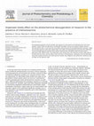 Research paper thumbnail of Organized media effect on the photochemical deoxygenation of resazurin in the presence of triethanolamine